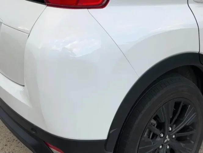 Bumper dent repaired in Wallan — after